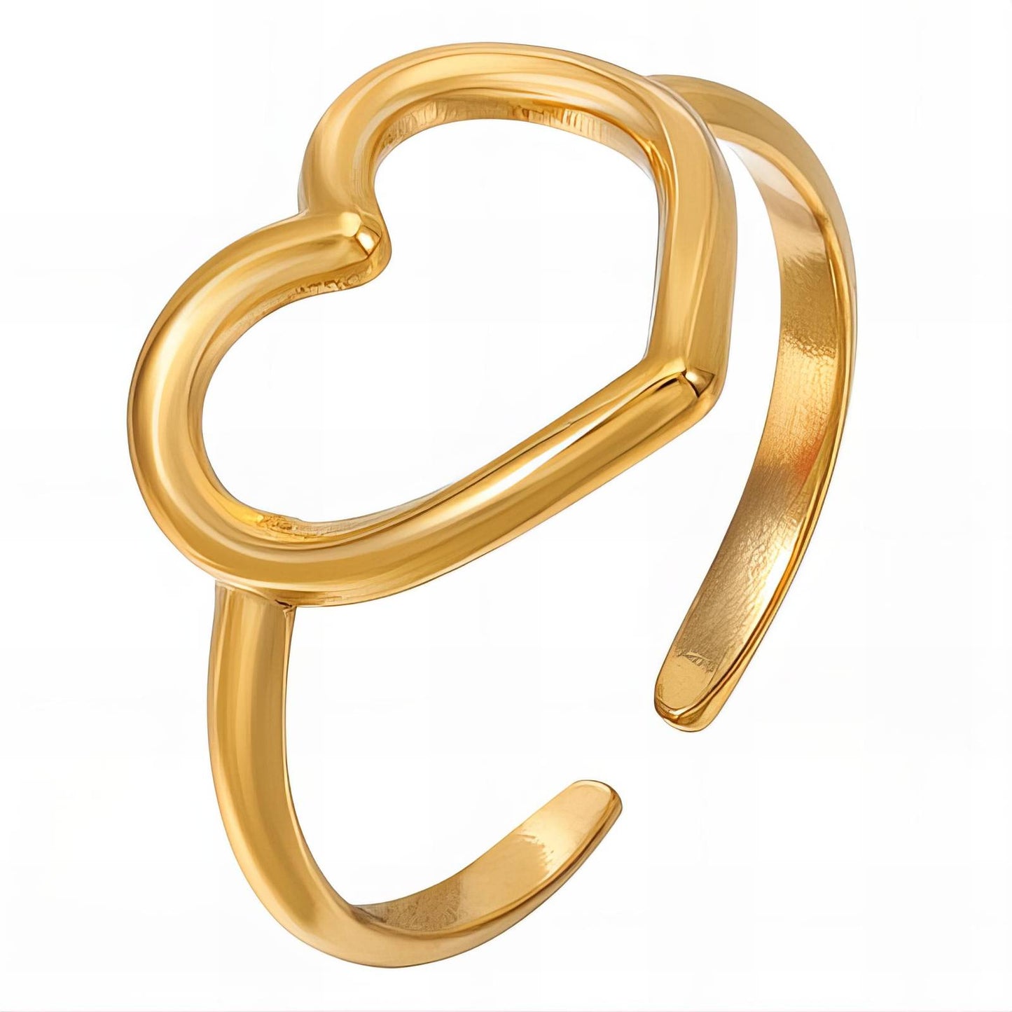 Adjustable Heart Ring