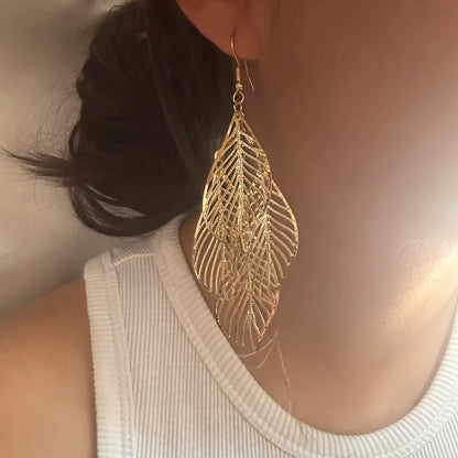 Lightweight Leaf Earrings