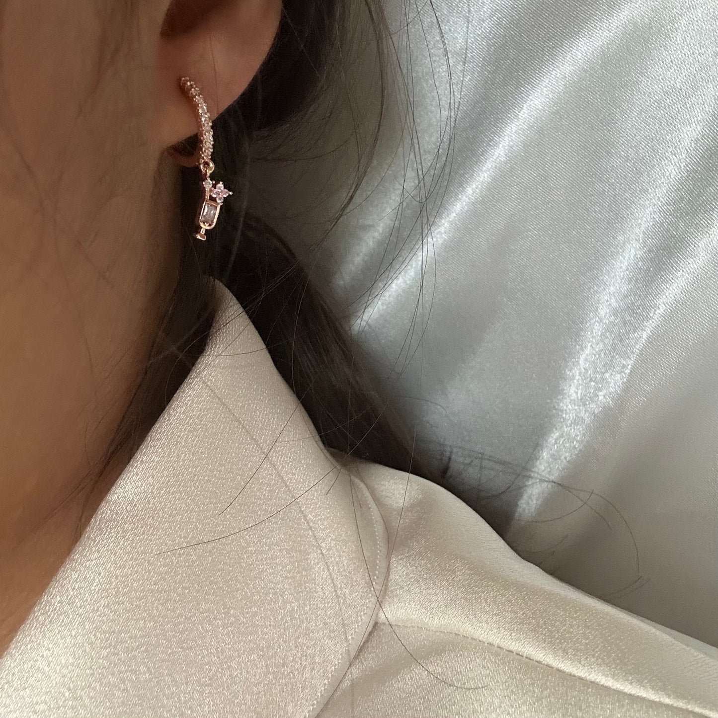 Stackable Droplet Earrings - Cup