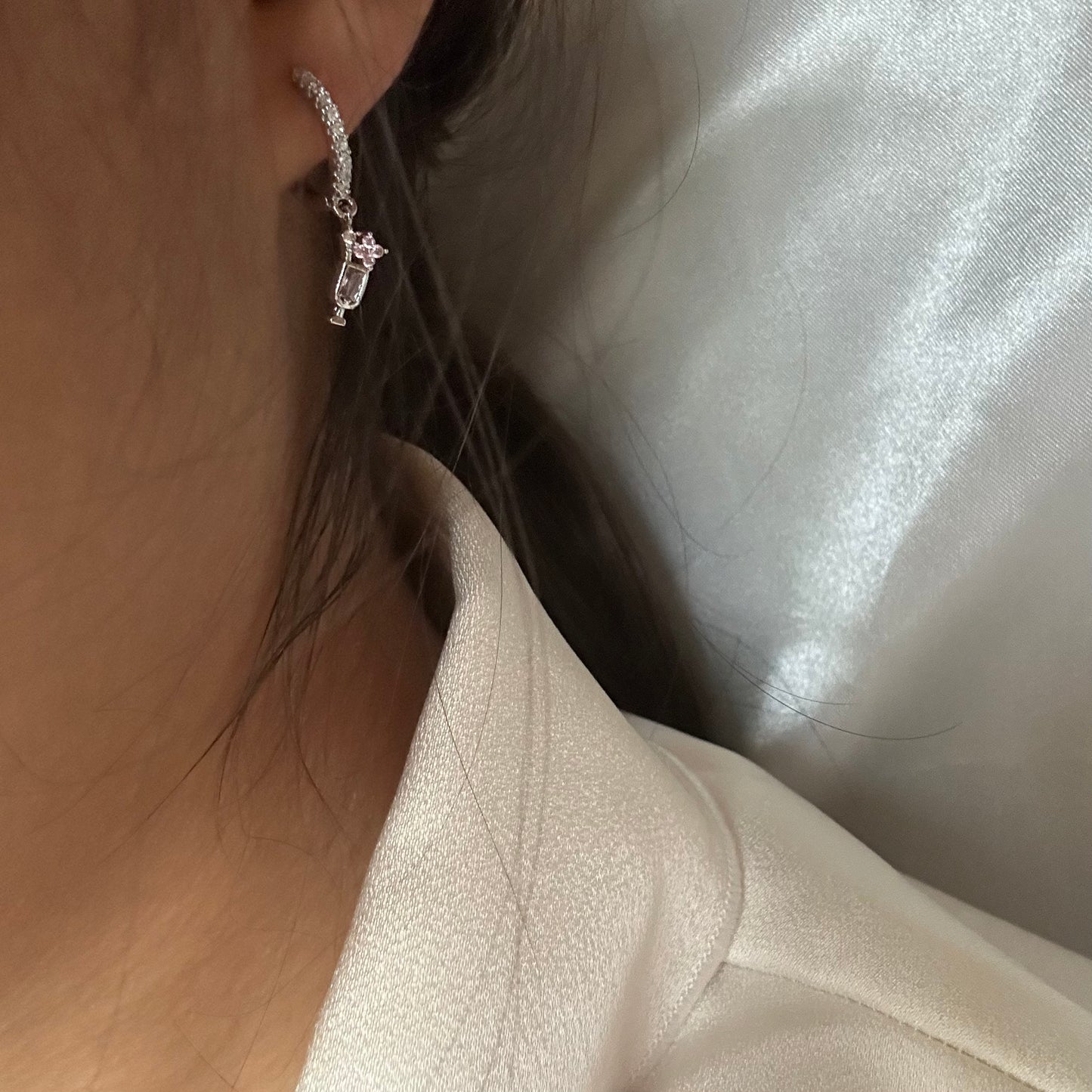 Stackable Droplet Earrings - Cup