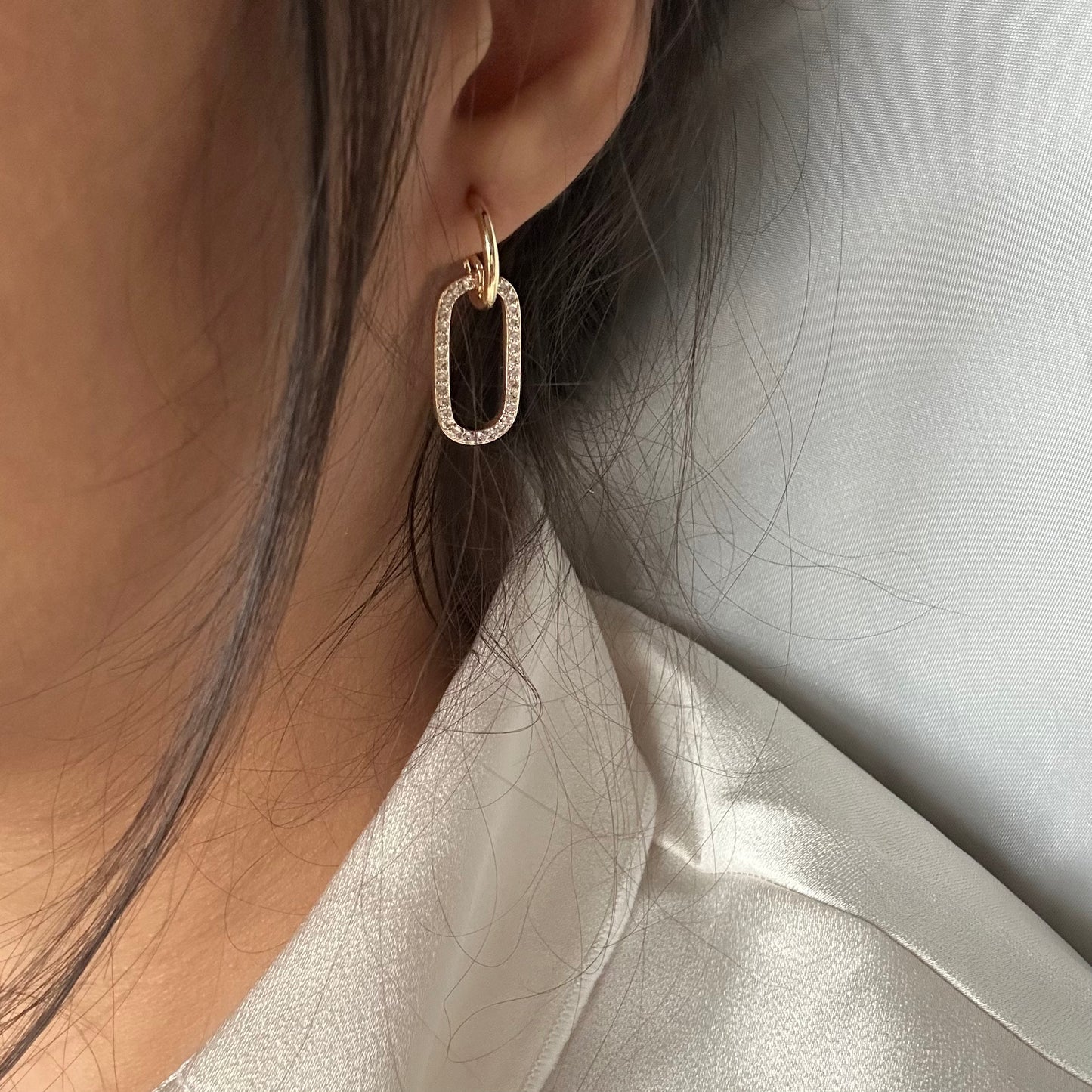 Statement Earrings - Oval